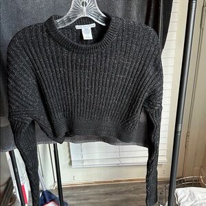 Urban Outfitters Charcoal Ribbed Sweater